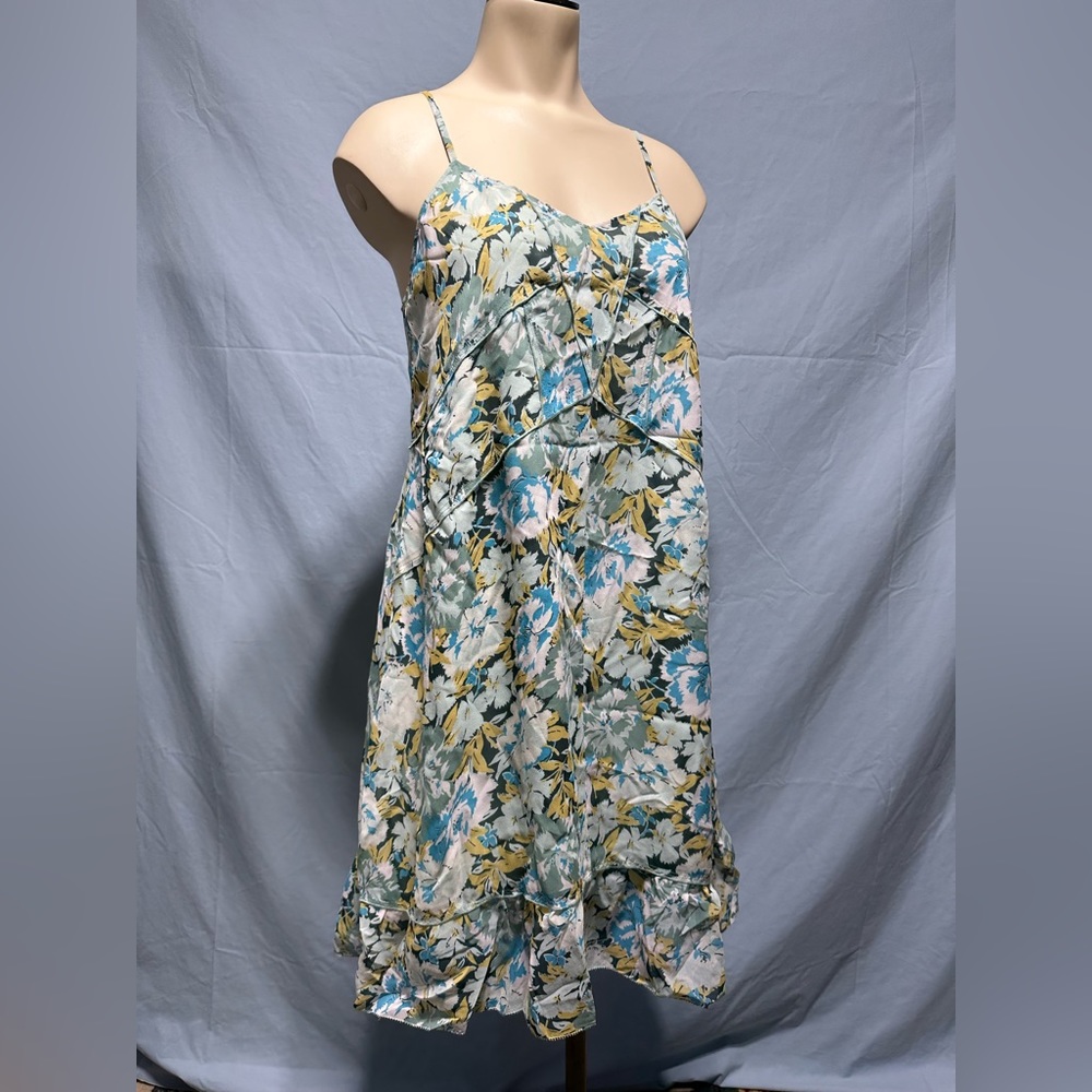 Madewell Silk Spaghetti Strap Dress size 4